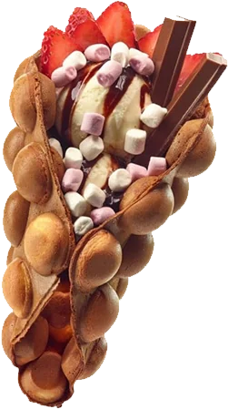 Nos bubble waffles maison